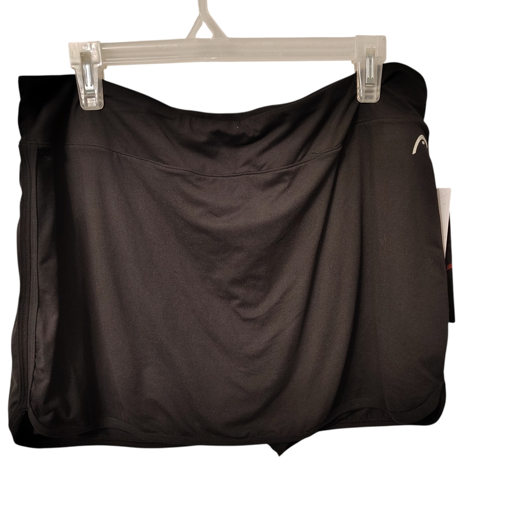 Head Women's Size XL Black Athletic Skort NWT